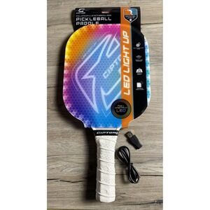 New in Box Cipton LED Light‑up Rechargeable Pickleball Paddle w/ USB‑C
